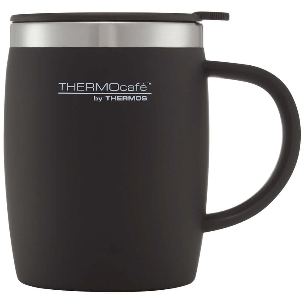 ThermoCafe Soft Touch Desk Mug 450ml Pearl and Bear