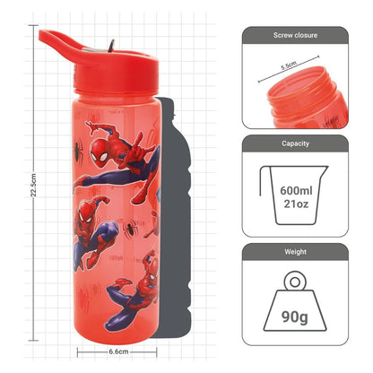 Spider-Man 600ml PP Sports Bottle