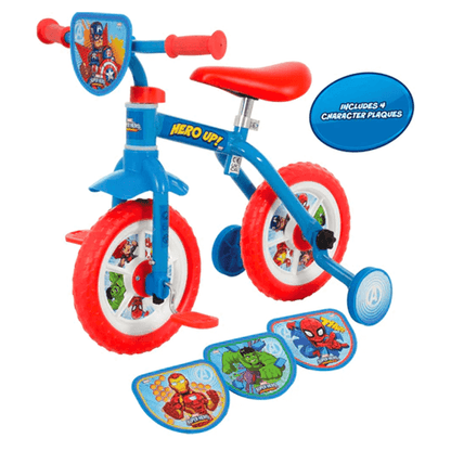 Marvel Superhero Adventures Switch-it Multi-character 2-in-1 10" Training Bike