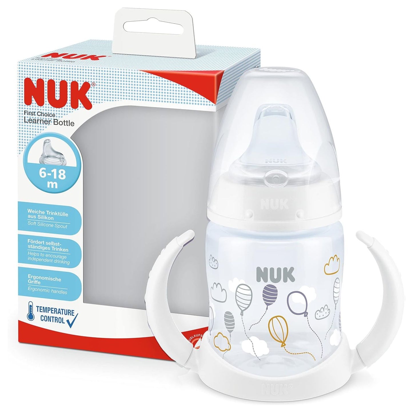 Nuk First Choice Learner Bottle 150ml 6-18 Months