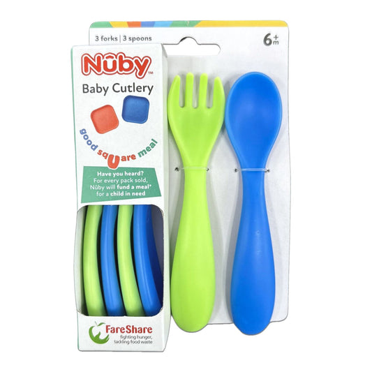 Nuby Bright Baby Cutlery 6 Pieces