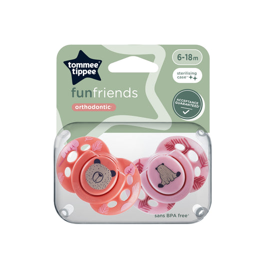 Tommee Tippee Fun Soothers 6-18 Months