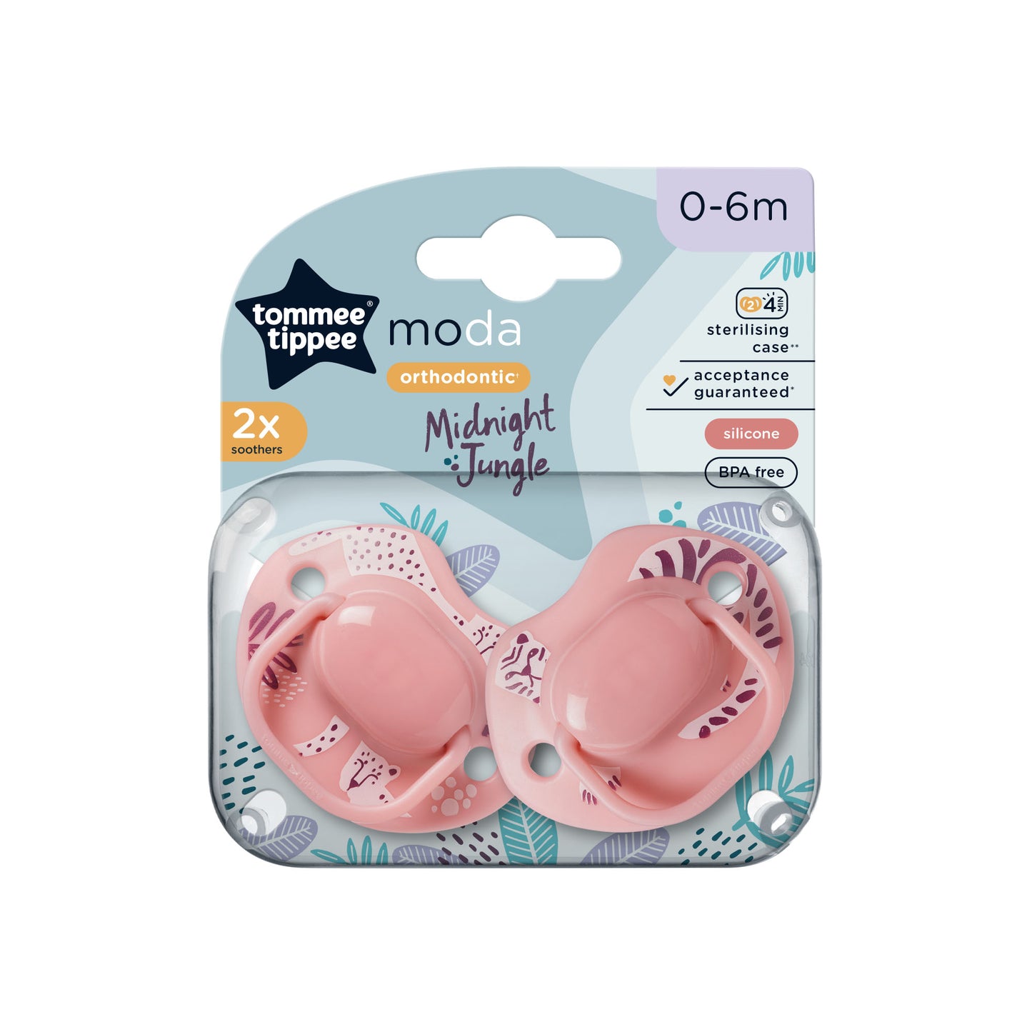 Tommee Tippee Moda Soothers 0-6 Months