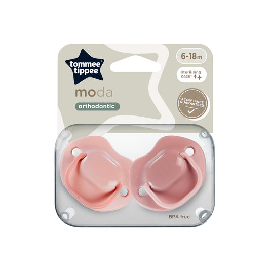 Tommee Tippee Moda Soothers 6-18 Months