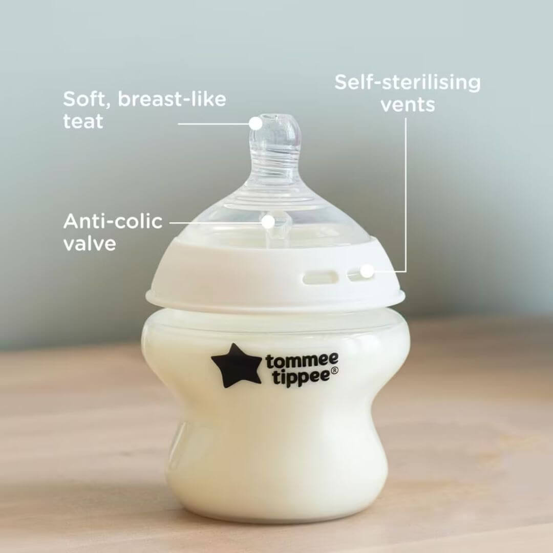 Tommee Tippee Natural Start Baby Bottle 150ml Pack of 3