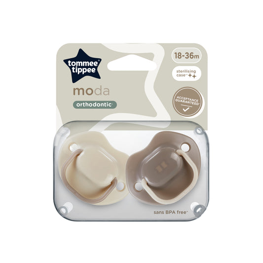 Tommee Tippee Moda Soothers 18-36 Months