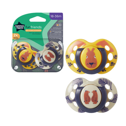 Tommee Tippee Fun Soothers 18-36 Months