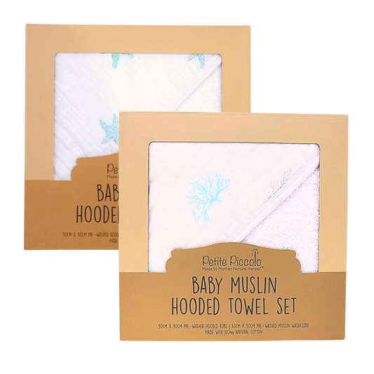 Hooded Towel & Washcloth Set