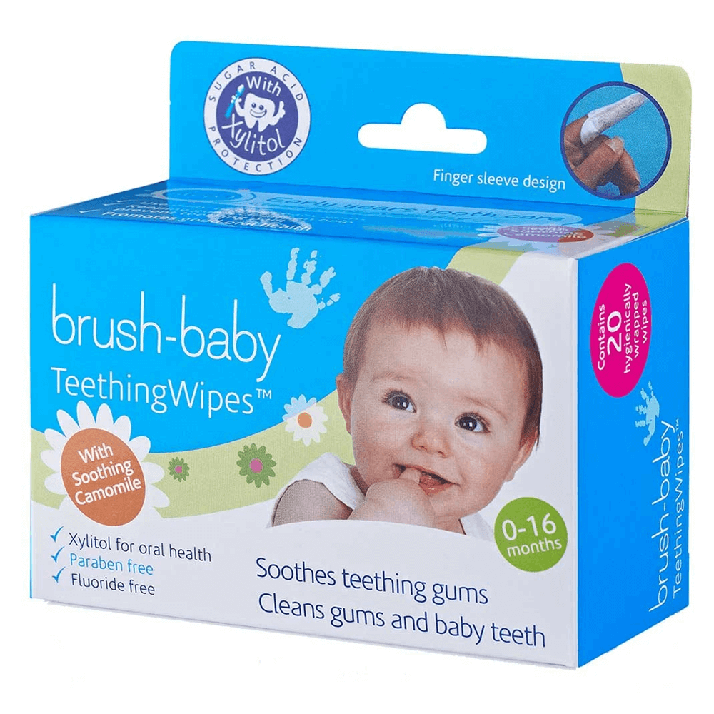 Teething Wipes With Camomile 20 Pack