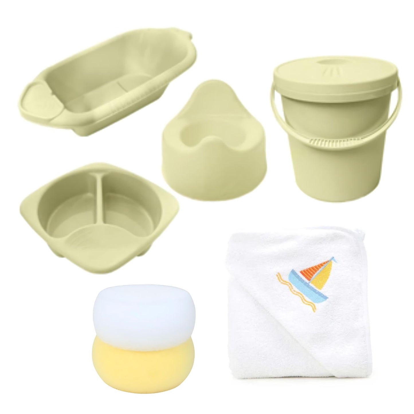 Nursery Bath Set Cream