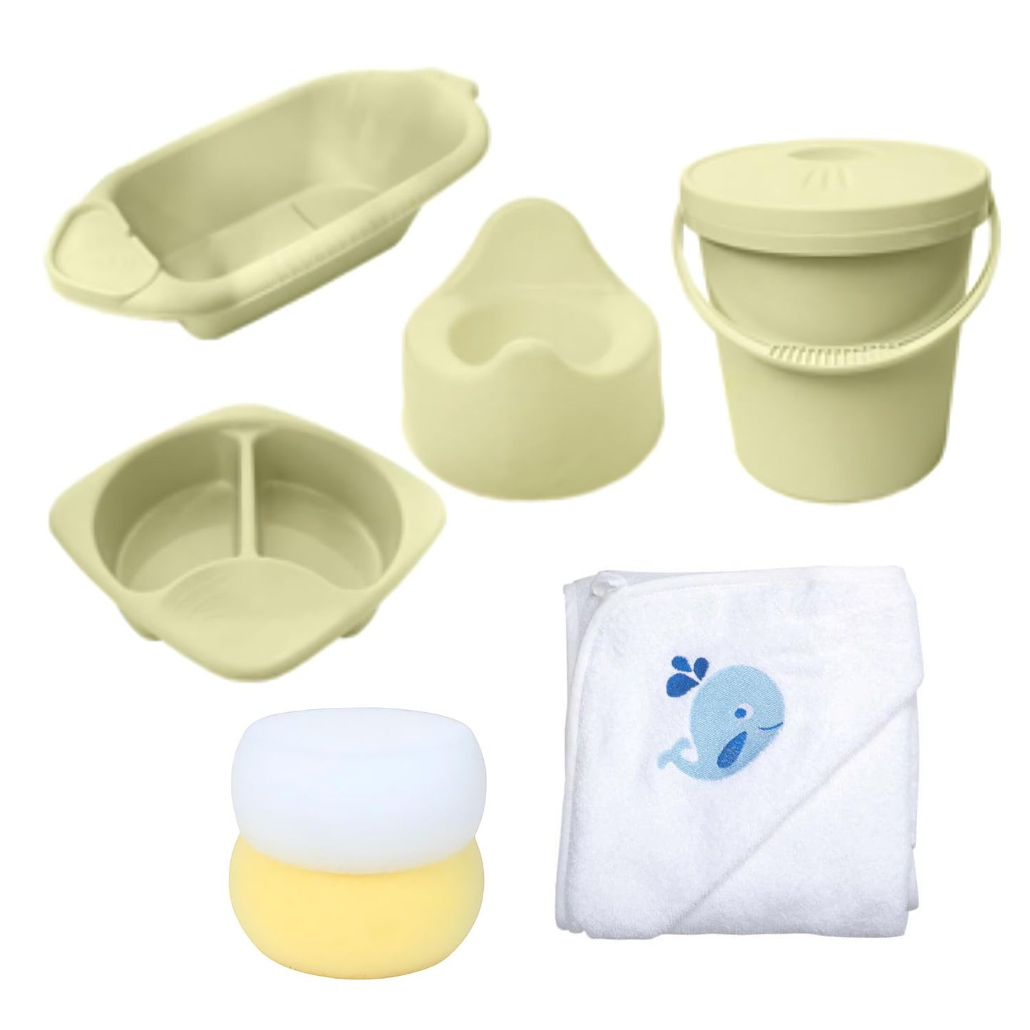 Nursery Bath Set Cream