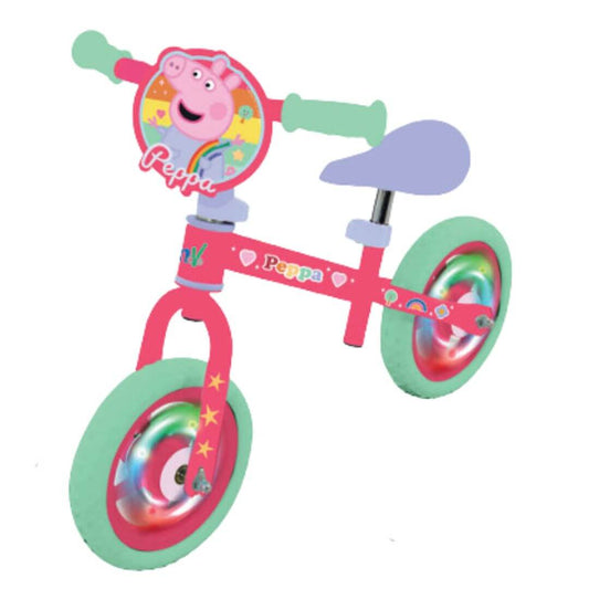 Peppa Pig 12" Balance Bike with Light Up Wheels