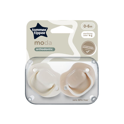 Tommee Tippee Moda Soothers 0-6 Months