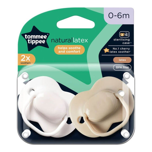 Tommee Tippee Cherry Latex Soothers