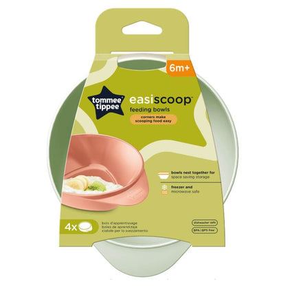 Tommee Tippee Easy Scoop Feeding Bowls x 4