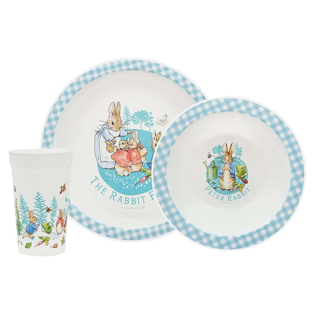 Peter Rabbit Classic 3 Piece PP Tableware Set