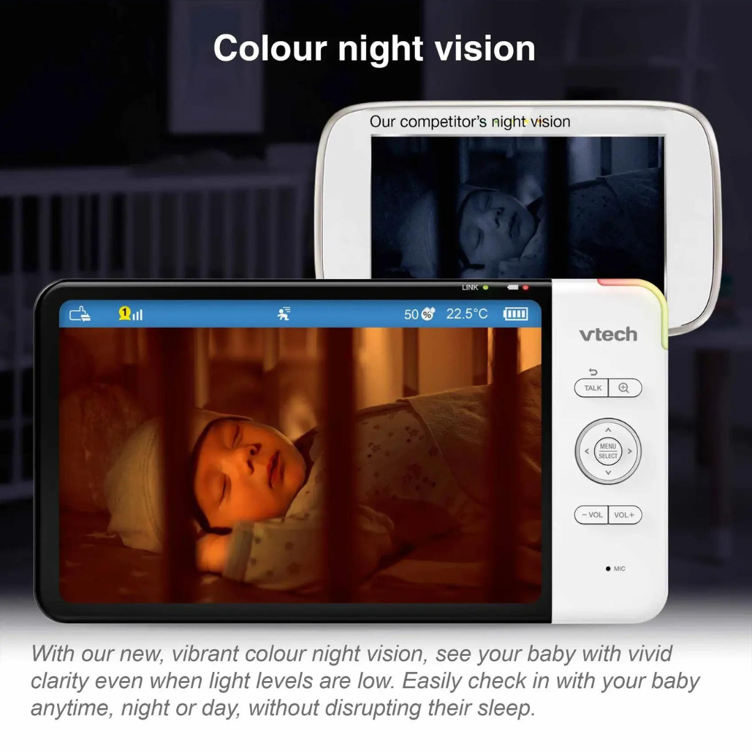 Smart 7-inch Video Baby Monitor