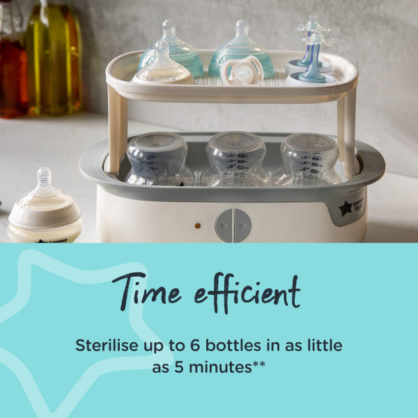 Tommee Tippee Supersteam Electric Steam Steriliser for Bottles